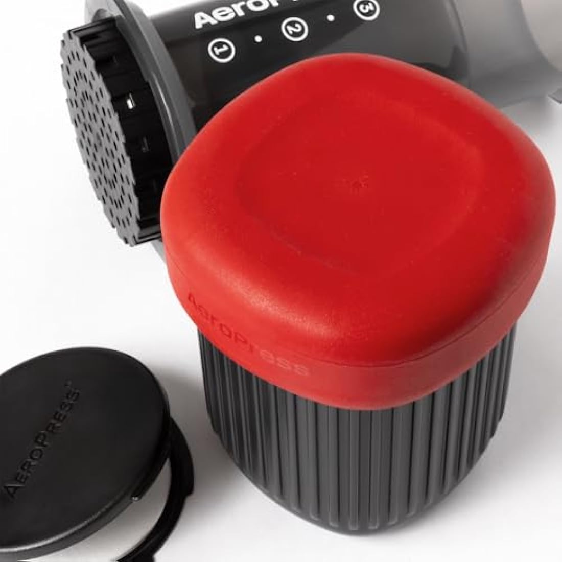 AeroPress Go Portable Travel Coffee Press Kit | Manual Brewer with Mug