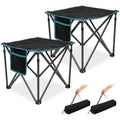FUNDANGO 2-Pack Heavy Duty Padded Camping Stool | 400 Lbs Folding Seat