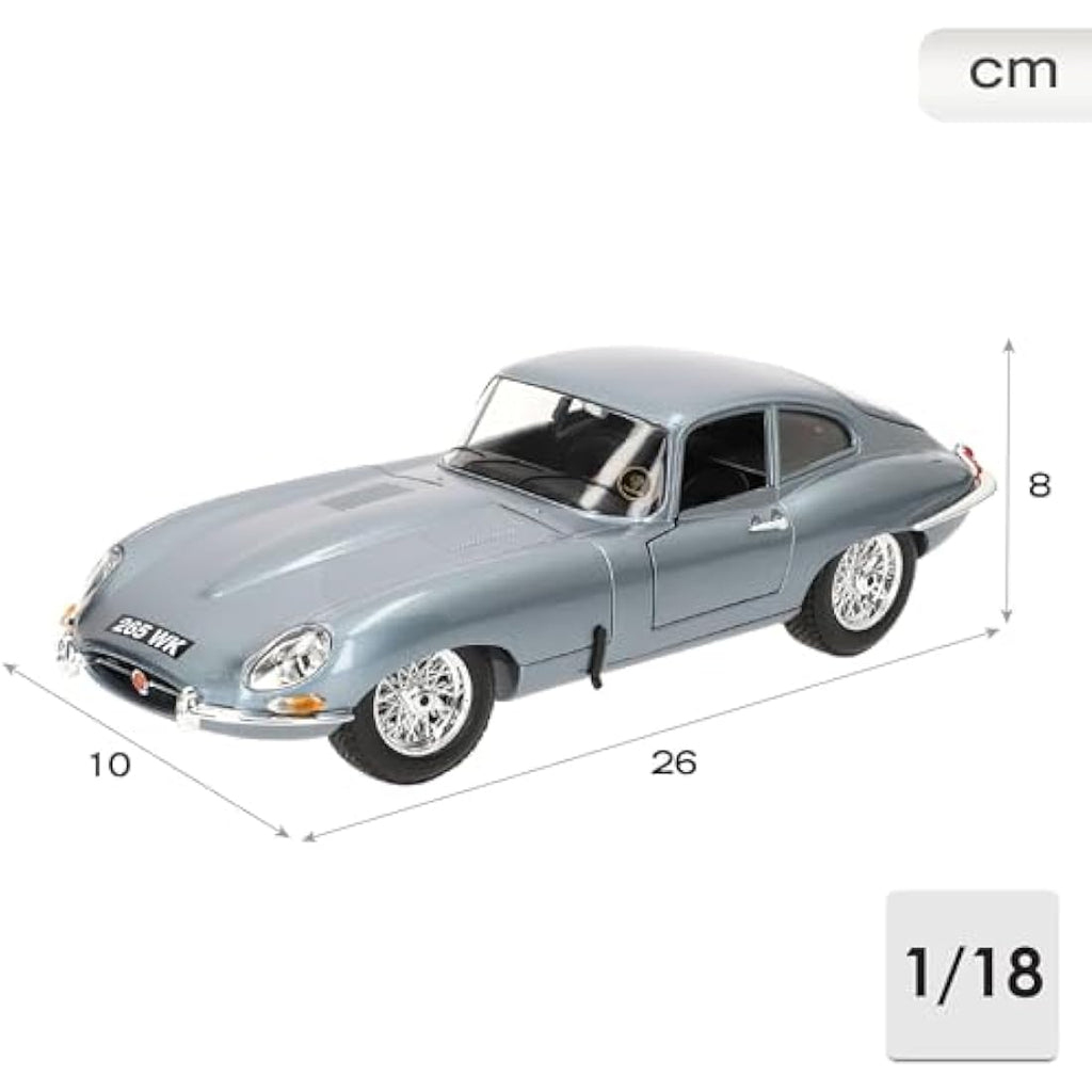 Bburago Jaguar E-Type Coupe 1961 - 1:18 Scale Diecast Model Car