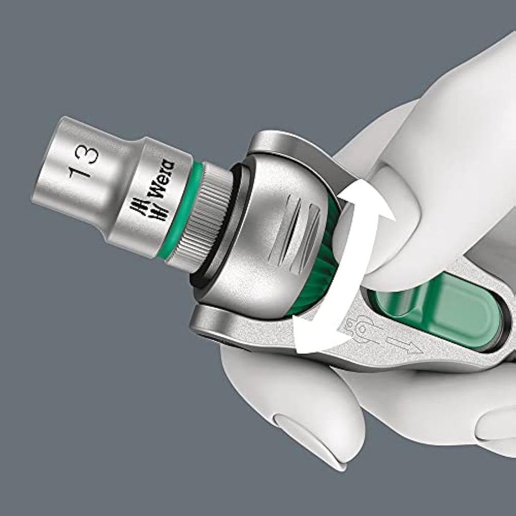 Wera Zyklop Speed 1/2" Multi-function Ratchet – 277mm Fine-Tooth