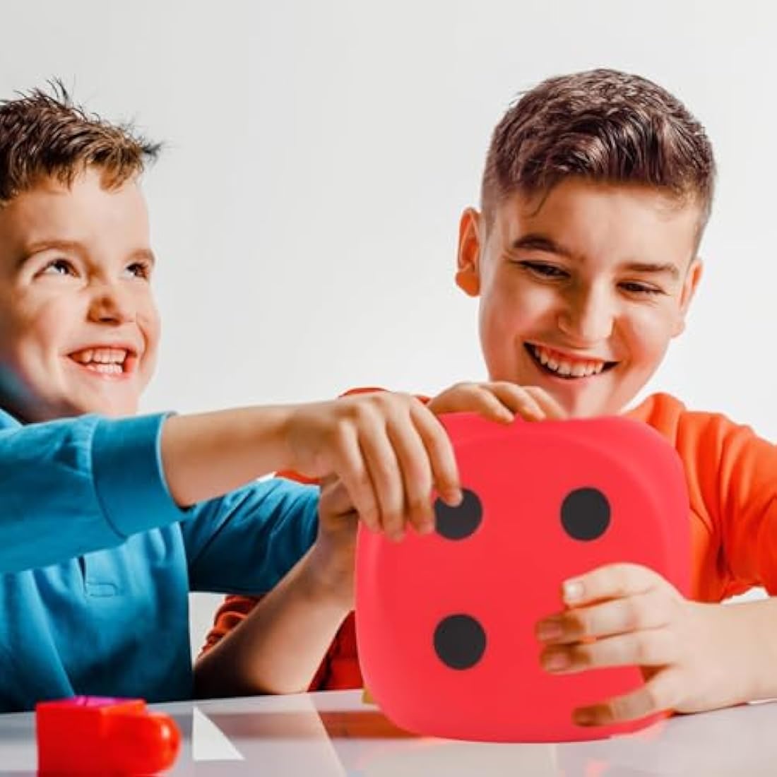 Anboor 5.9'' Giant Foam Dice – Scented Squishy Stress Relief Toy (Red)