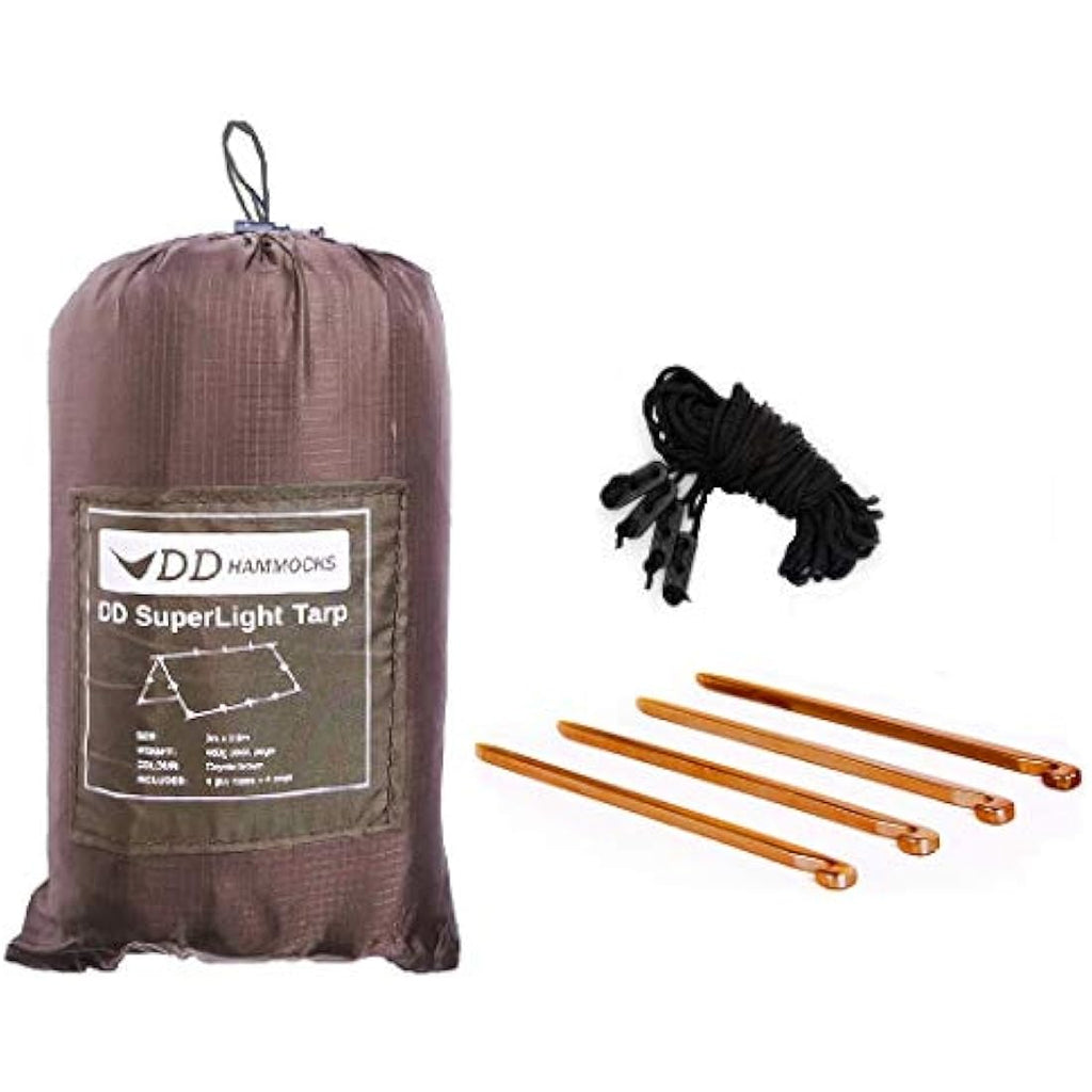 DD Hammocks SuperLight Tarp – Waterproof Ripstop Nylon Shelter