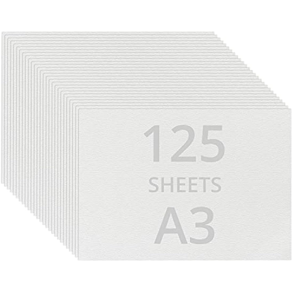 Belle Vous A4 Watercolour Paper - 125 Sheets 200 GSM Acid-Free White