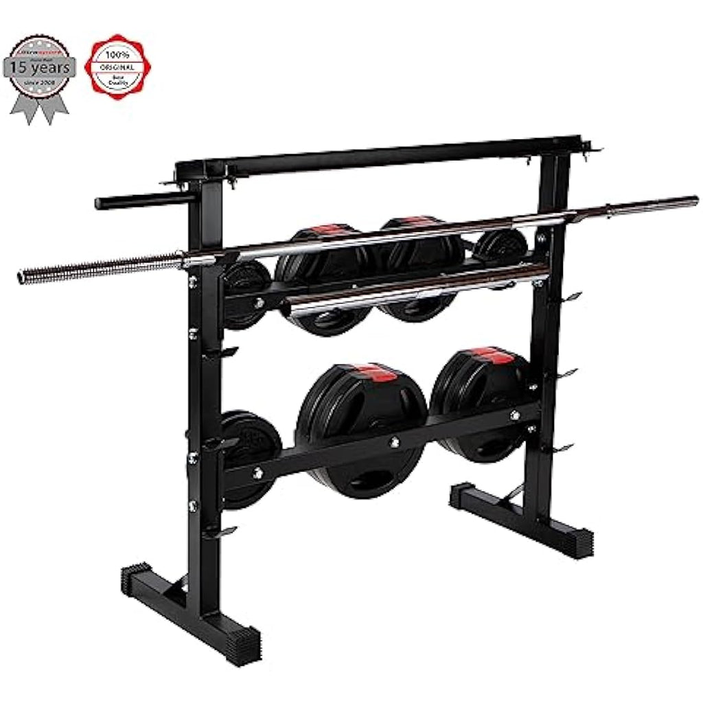 Ultrasport Steel Weight Plate Stand | 300kg Capacity Dumbbell Rack