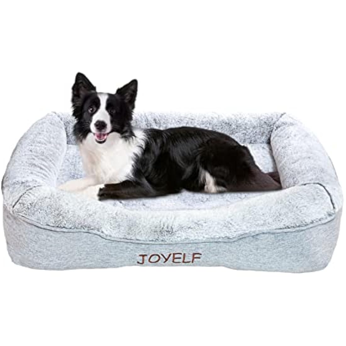 JOYELF Orthopedic Memory Foam Dog Bed | Large Washable Pet Bed with Liner