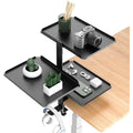 Rolizoe 3-Tier Clamp On Desk Shelf Organiser with Headphone Stand