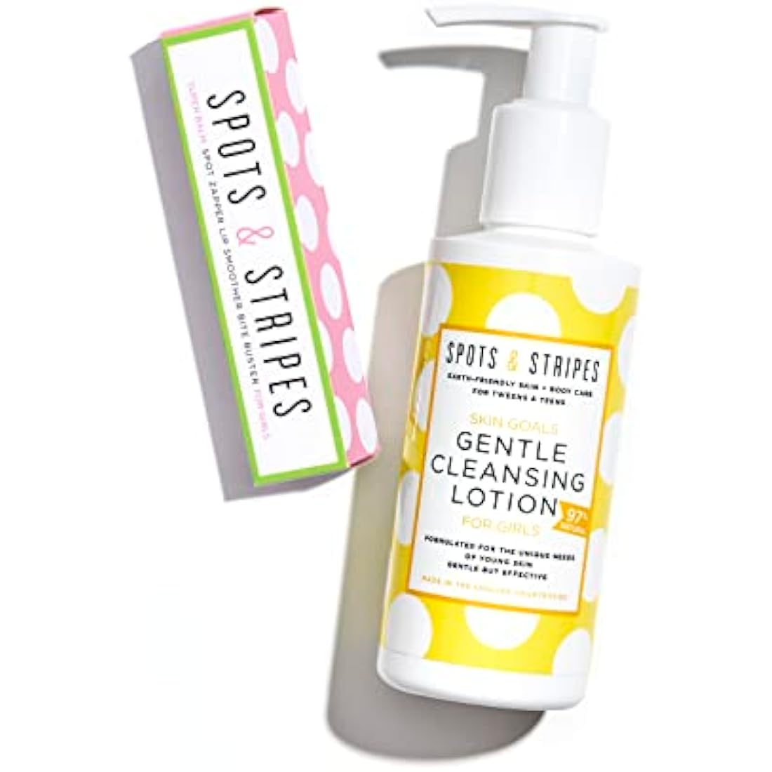 Spots & Stripes Starter Skincare Set for Girls – Natural Teen Skin Duo