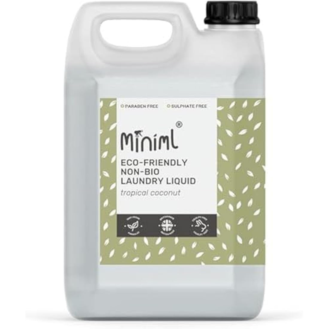 Miniml Eco Laundry Liquid – Non Bio Coconut Detergent 5L Refill