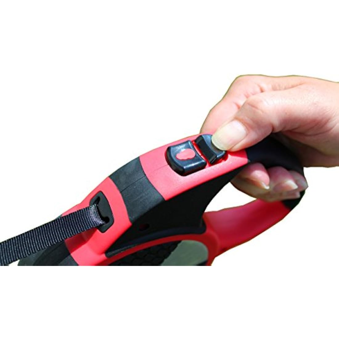 KONG Terrain Retractable Dog Leash – Large Red 5m Tape Lead