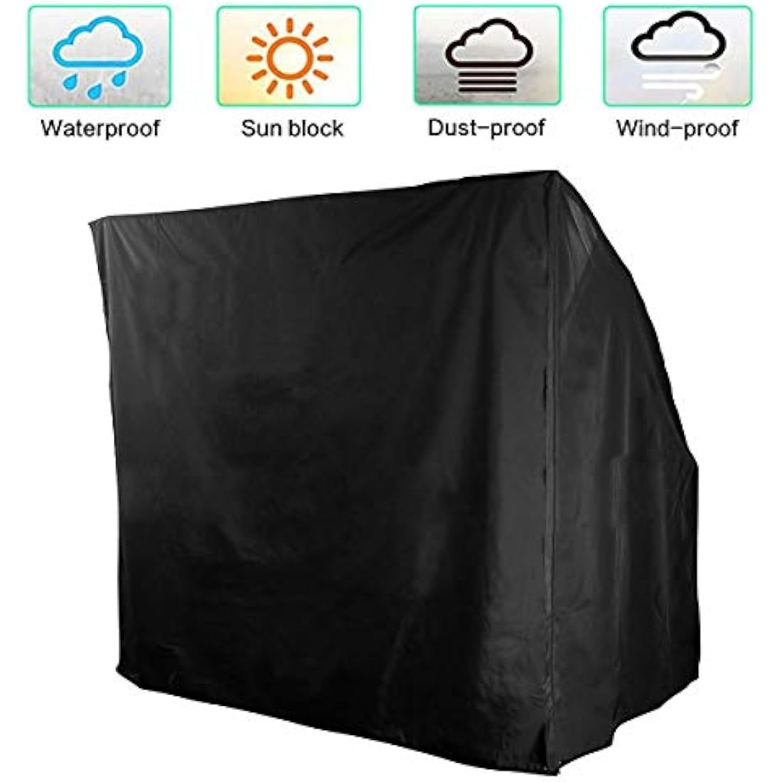Jolof Store 3-Seater Garden Swing Cover – Waterproof 210D Oxford Fabric