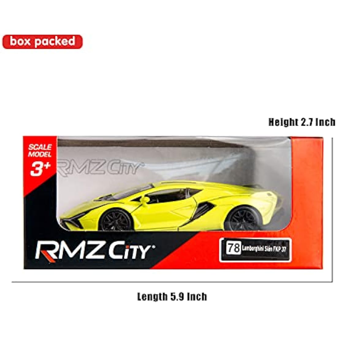 RMZ City Lamborghini Sián FKP37 1/36 Scale Diecast Pull Back Car
