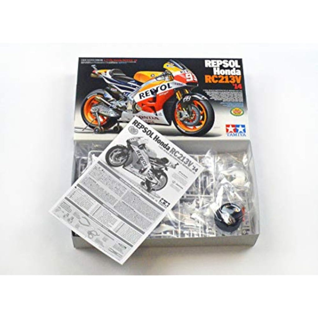 Tamiya 1/12 Honda RC213V '14 Repsol Motorcycle Plastic Model Kit