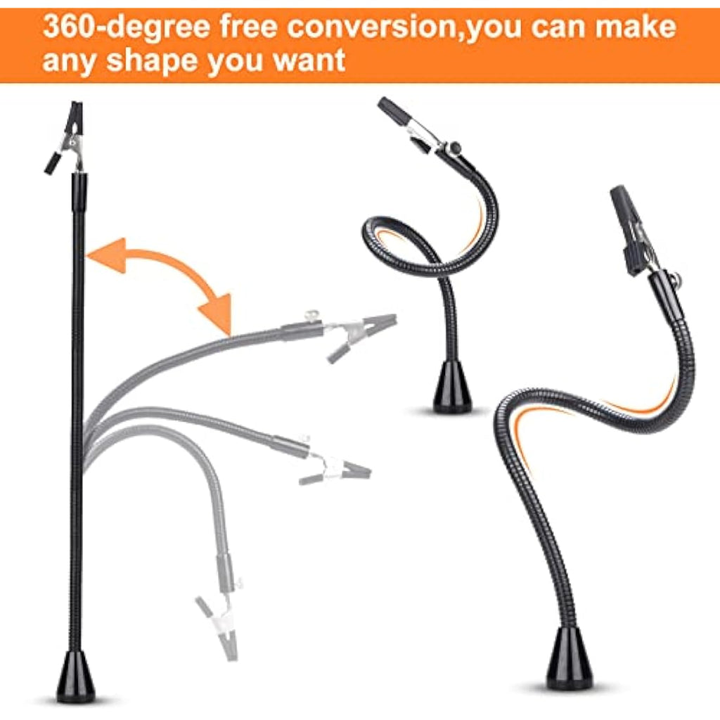 Preciva Magnetic Helping Hands Soldering Station | 4 Flexible Arms