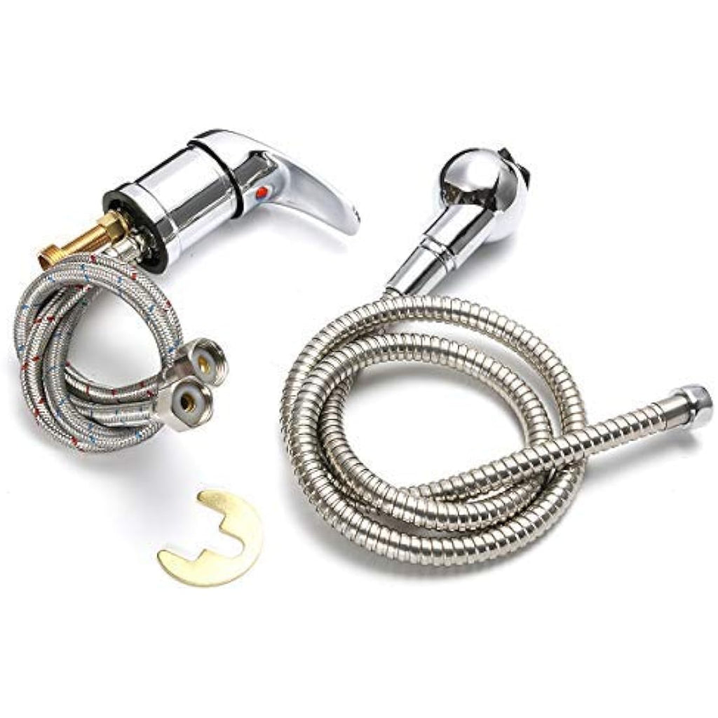 Jolof Store Salon Shampoo Bowl Mixer Tap and Sprayer Set - Zinc Alloy