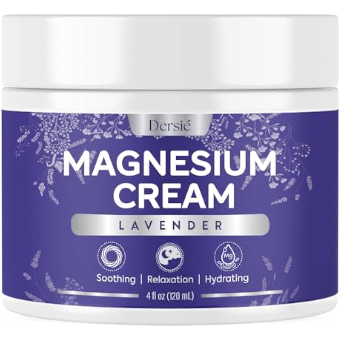 Magnesium Cream – Lavender Sleep Butter for Leg Cramps (4 oz)