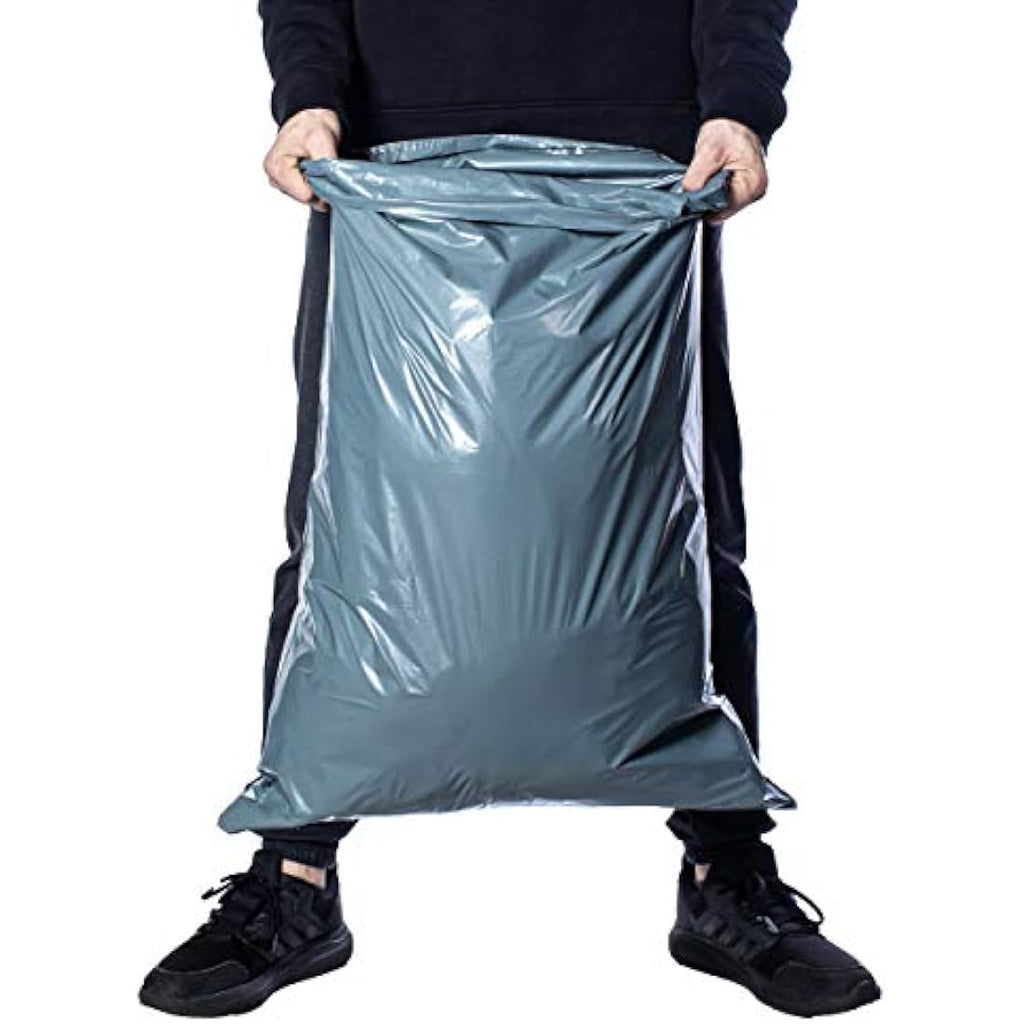 Grey Poly Mailing Bags – Extra Large 22x30 Eco-Friendly (10)