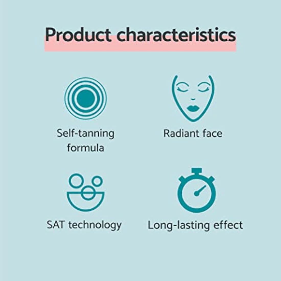 Remescar Self-Tanning Face Glow Drops – Natural Bronzing Serum 30ml