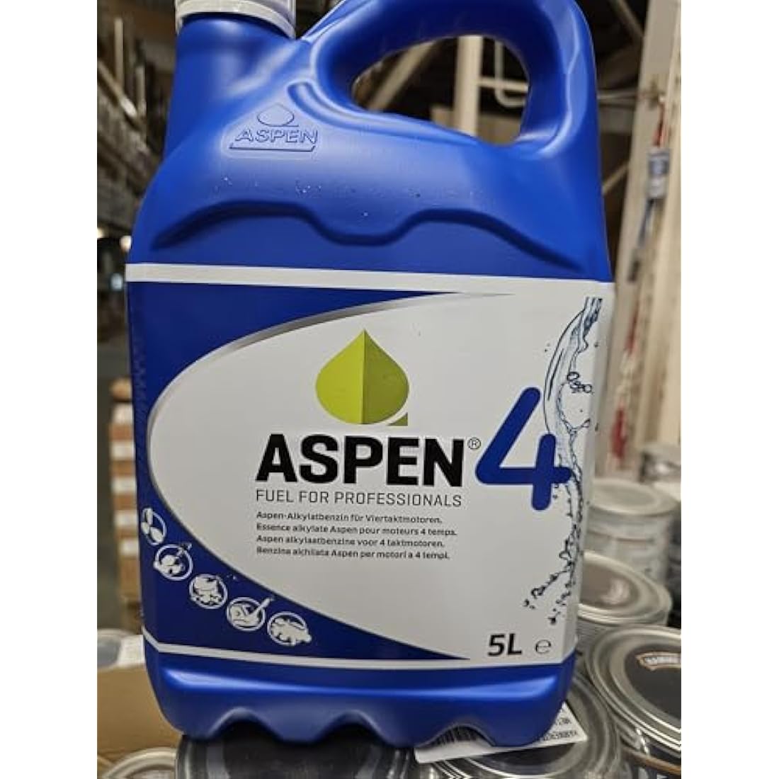 Husqvarna Aspen 4T Alkylated Petrol - 5L Fuel for Garden Machinery