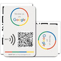 MESSAGENES Google Review Tap Card - NFC & QR Code 2-Pack for Business