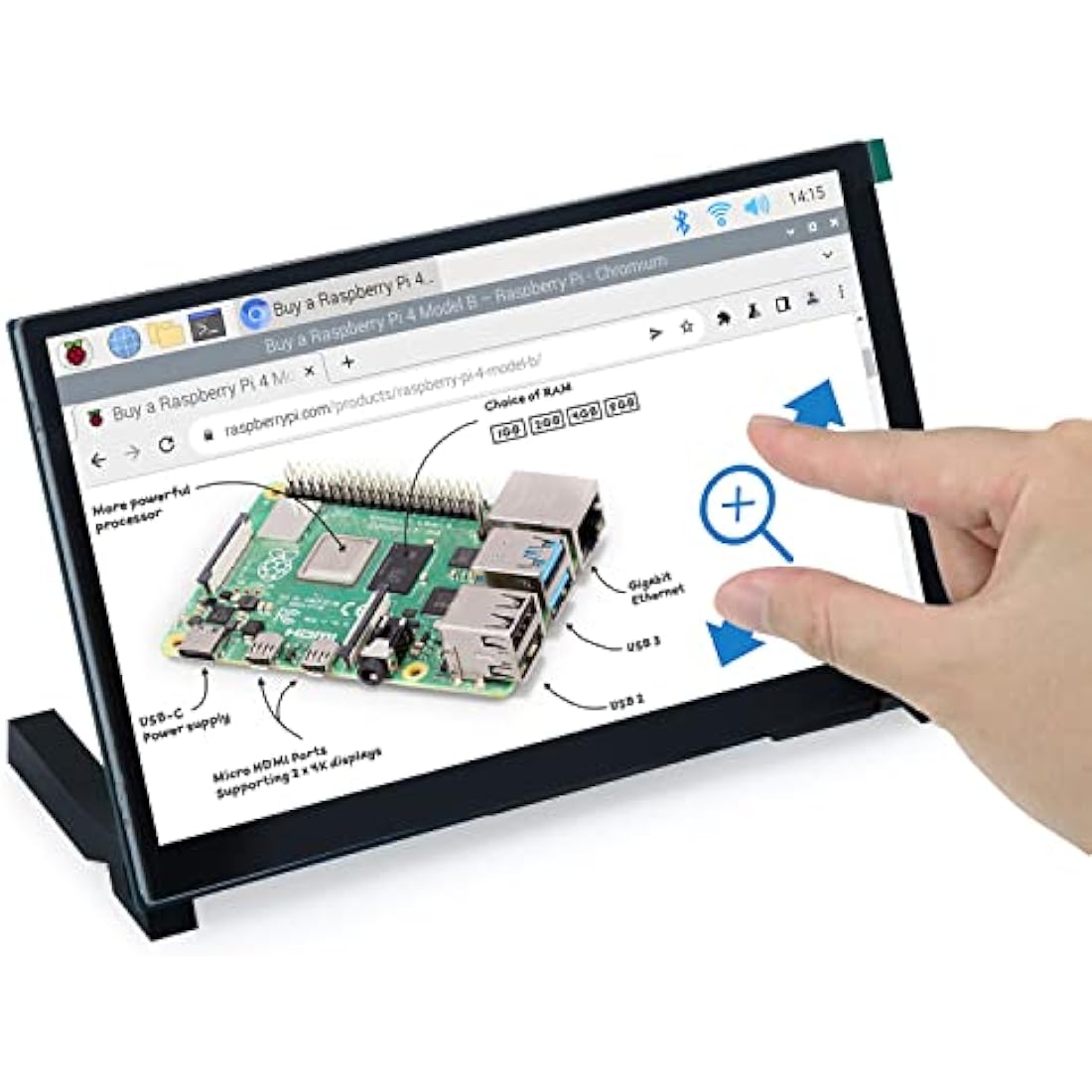 Freenove 7 Inch IPS Touchscreen Monitor for Raspberry Pi – MIPI DSI