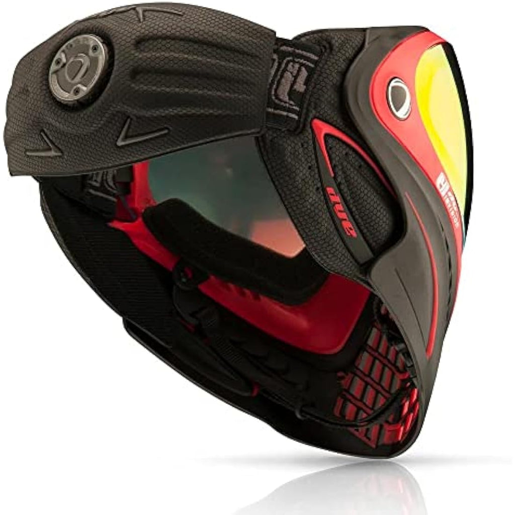 Dye i4 PRO Thermal Paintball Mask - Meltdown Black/Red Goggles