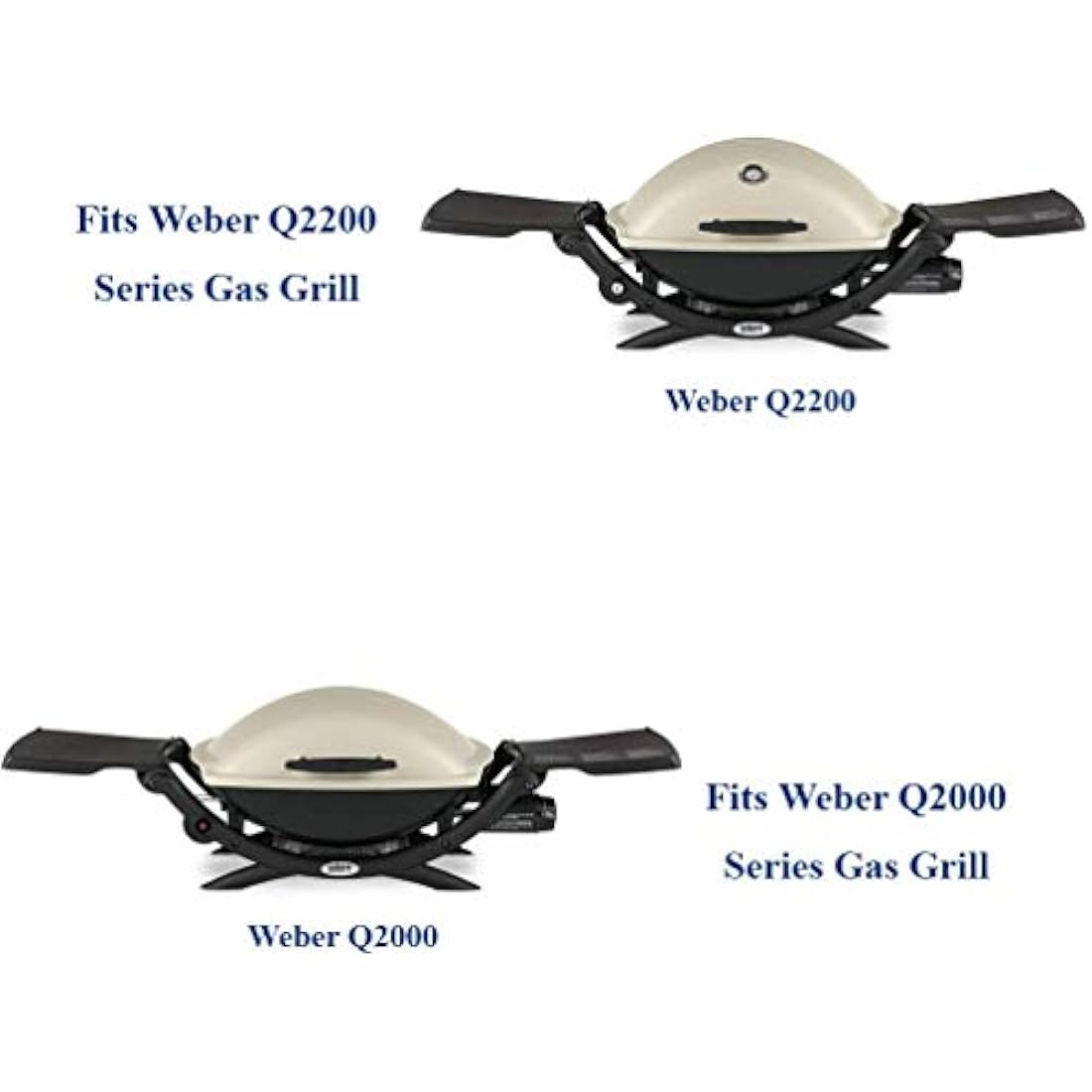 LOKHING 52cm Grill Burner Tube for Weber Q200 Q220 Q2000 Q2200 Series