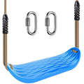 SELEWARE Non-Slip Plastic Tree Swing Seat with Adjustable Nylon Rope