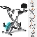Vannect Foldable Exercise Bike – 16-Level Magnetic Resistance Home Gym