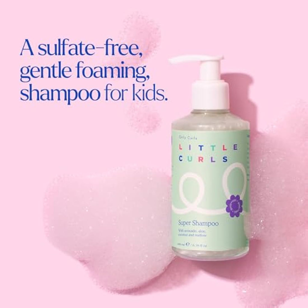 Only Curls Little Bundle – Kids Curly Haircare Set with 98% Natural Ingredients