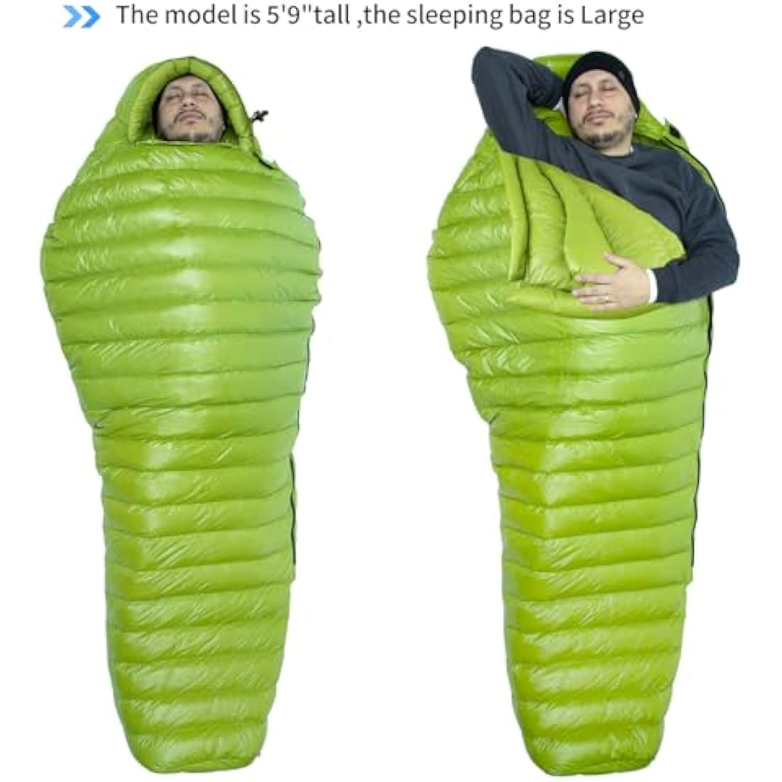 NewDoar Ultralight 800FP Duck Down Sleeping Bag | Waterproof & Portable