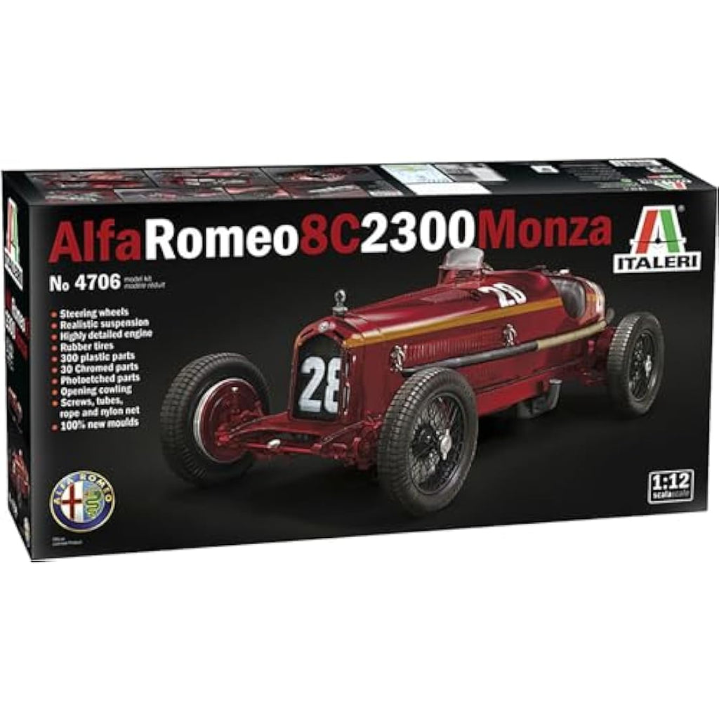Italeri Alfa Romeo Plastic Model Kit – Unvarnished Scale Hobby Kit