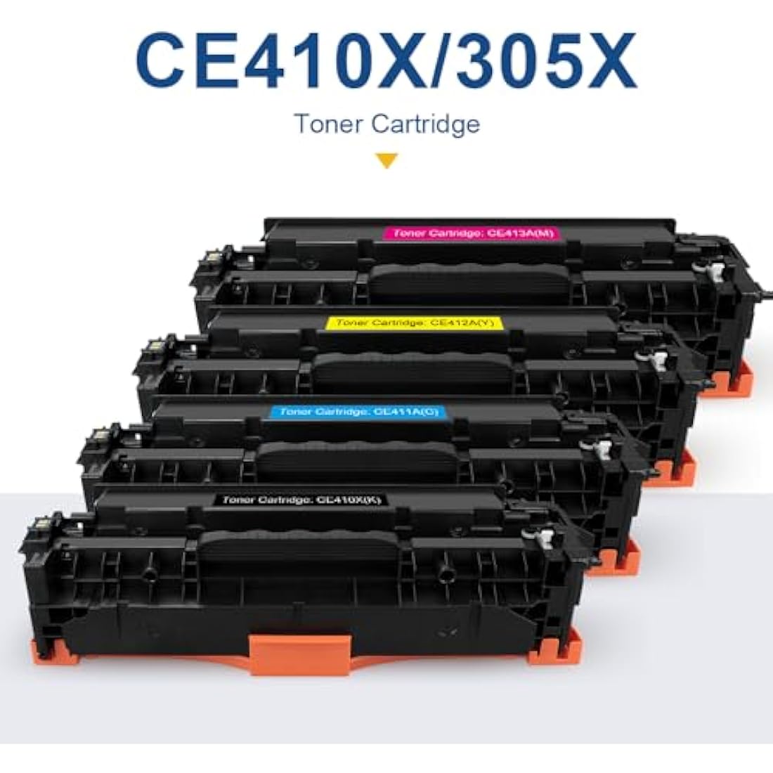SMARTOMI 305X 305A Remanufactured Toner Cartridges for HP LaserJet - 4 Pack