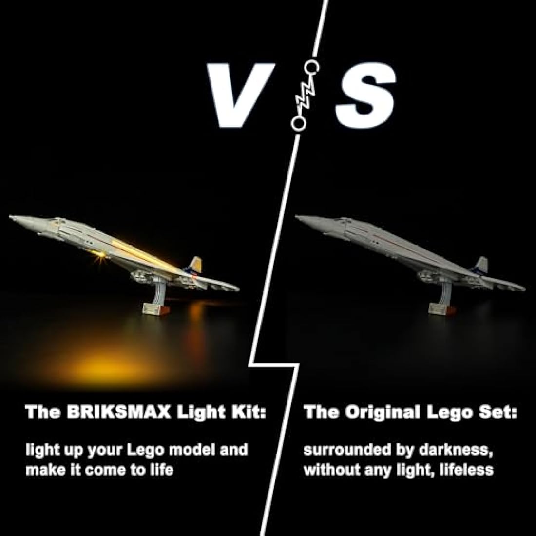 Briksmax LED Lighting Kit for LEGO 10318 Concorde Icons Model