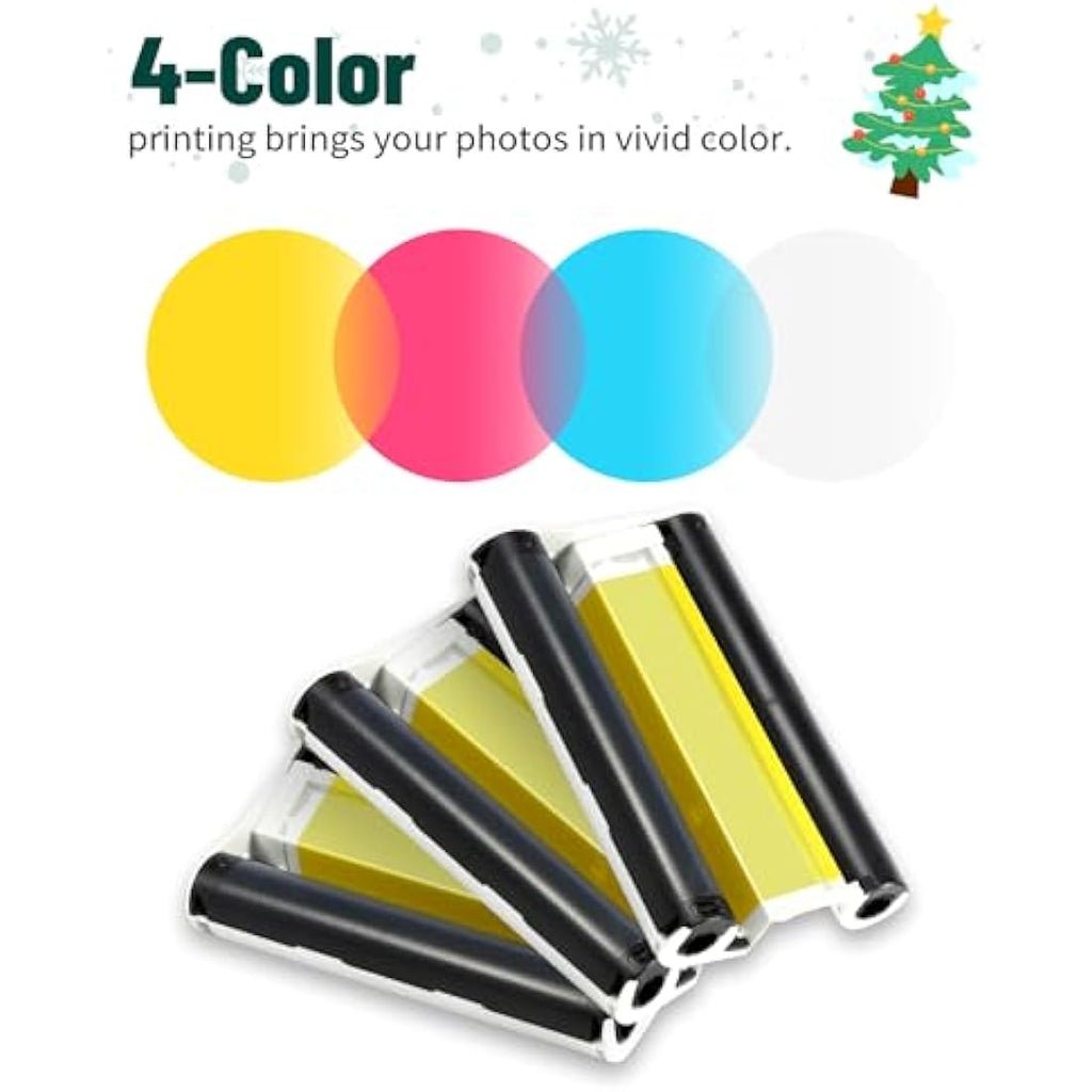 KP-108IN Ink and Photo Paper for Canon Selphy CP1500 CP1300 | 108 Sheets