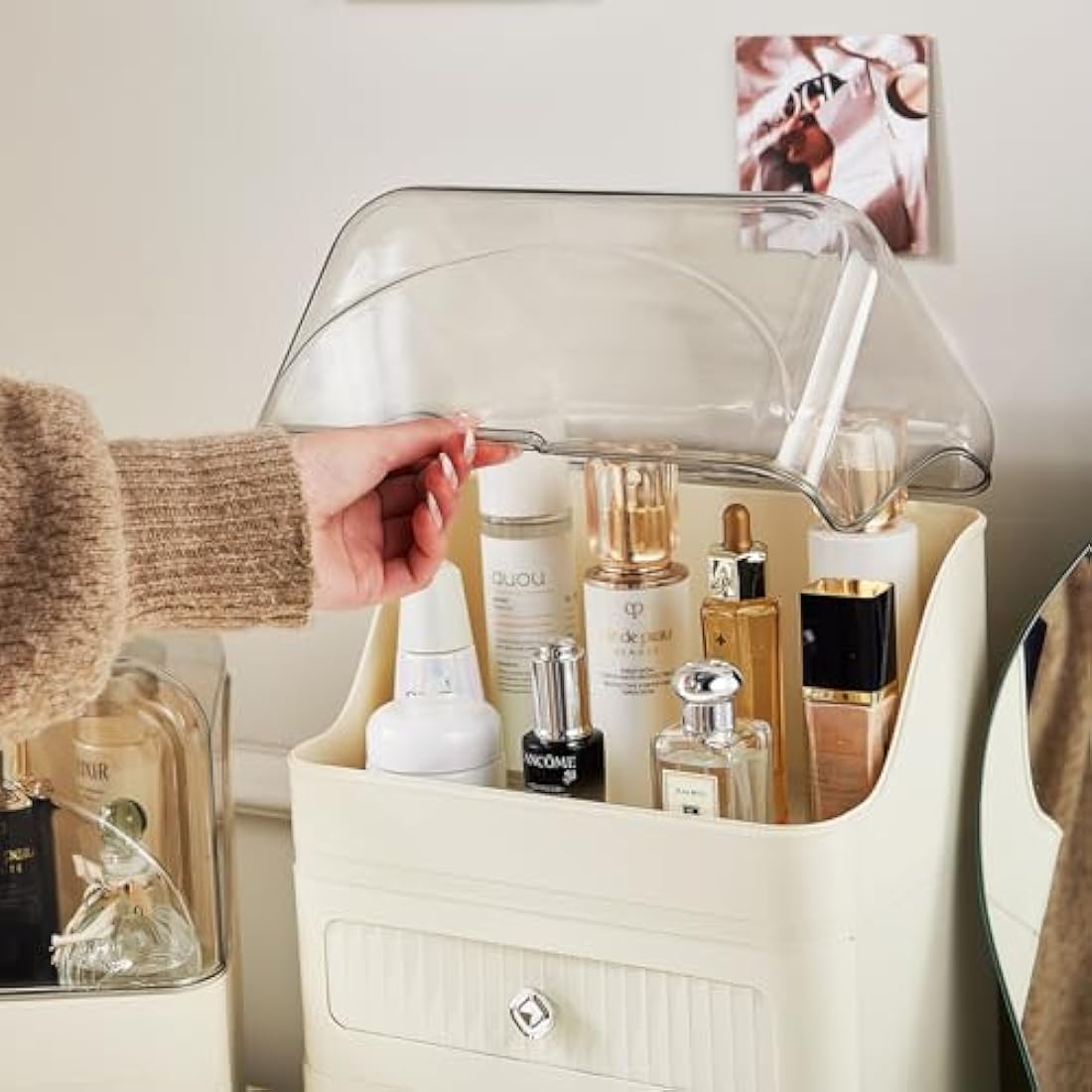 Makeup Organiser | Large Skincare Storage with Drawers