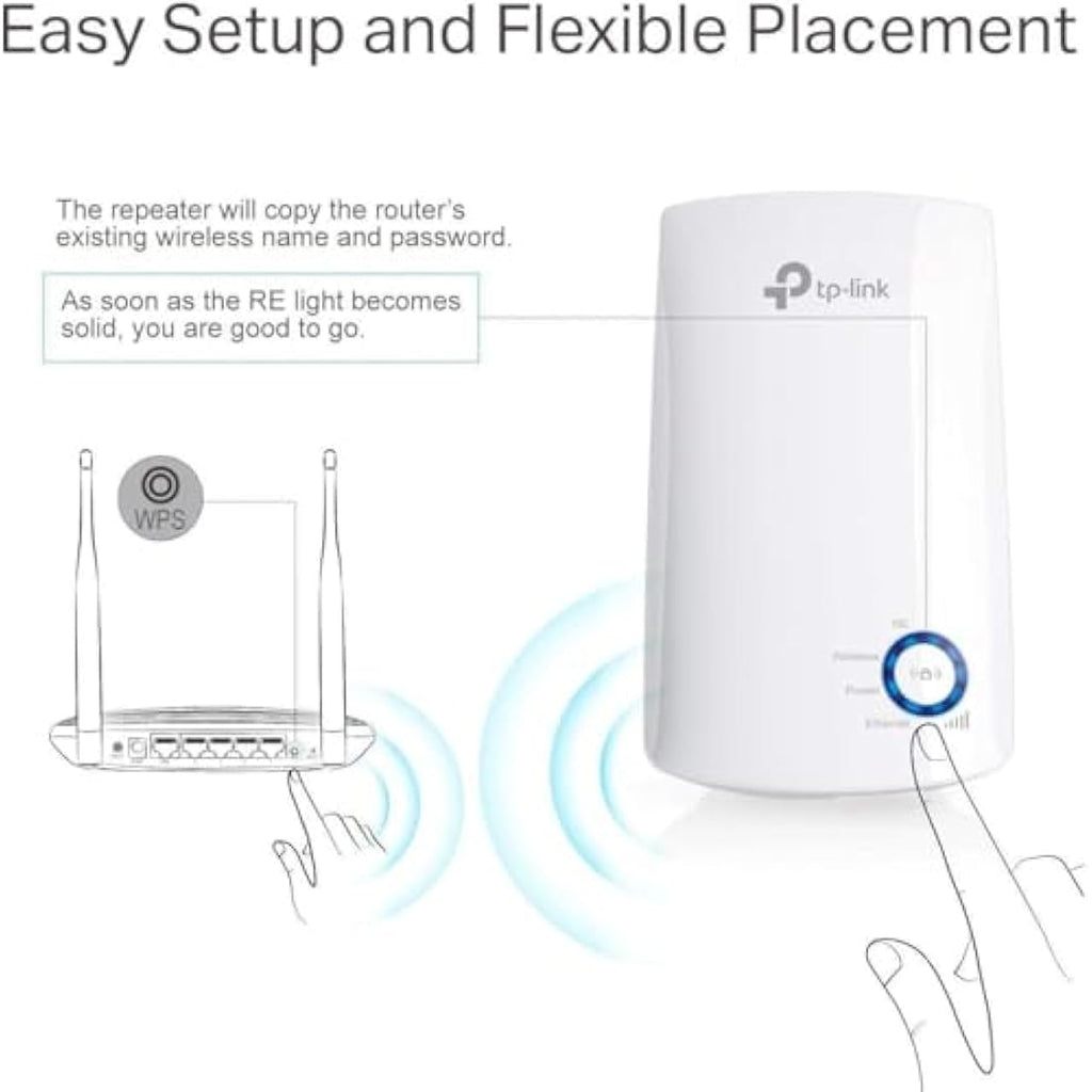 TP-Link TL-WA850RE N300 WiFi Extender | Range Booster & Access Point