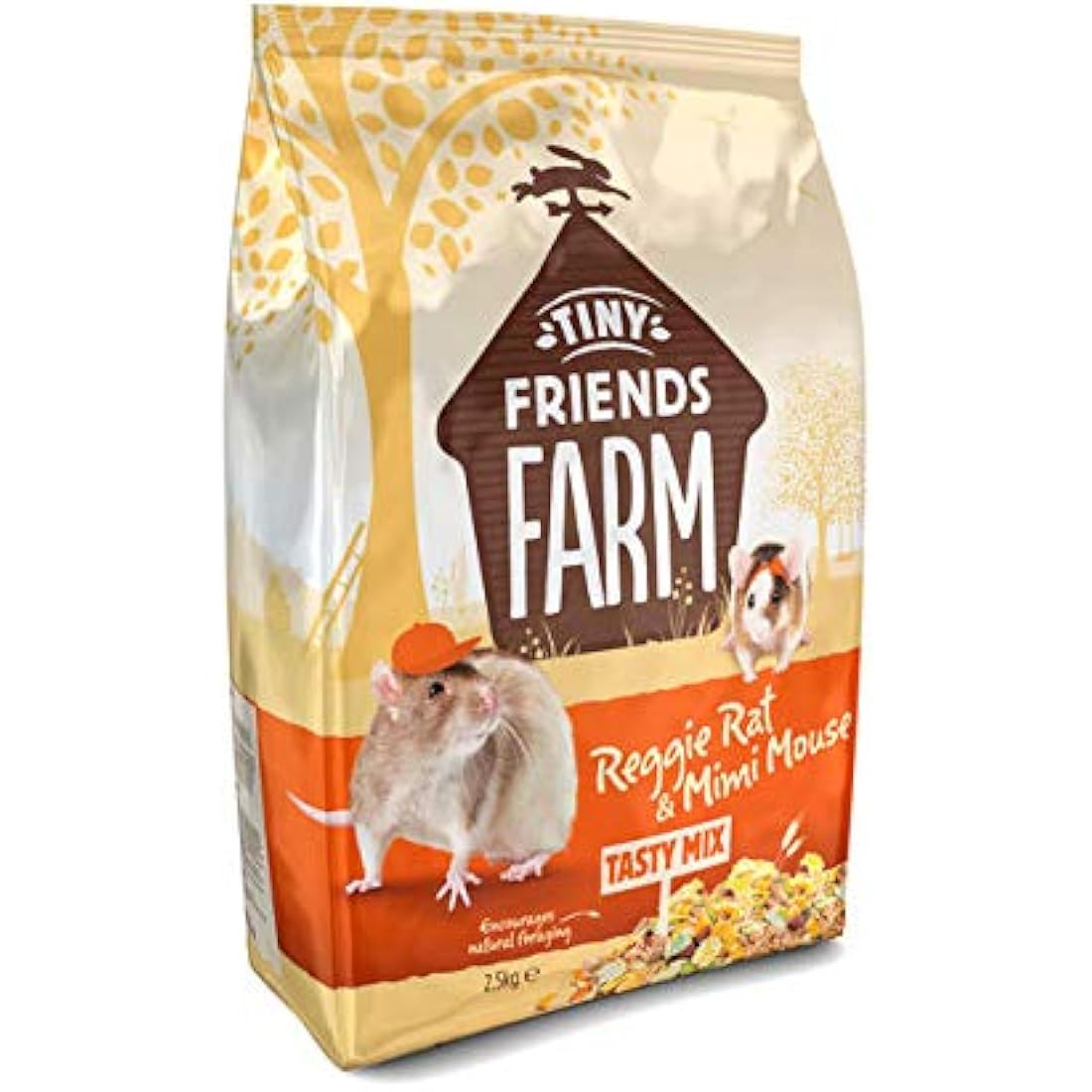Supreme Petfoods Reggie Rat & Mimi Mouse Tasty Mix Food - 2.5kg