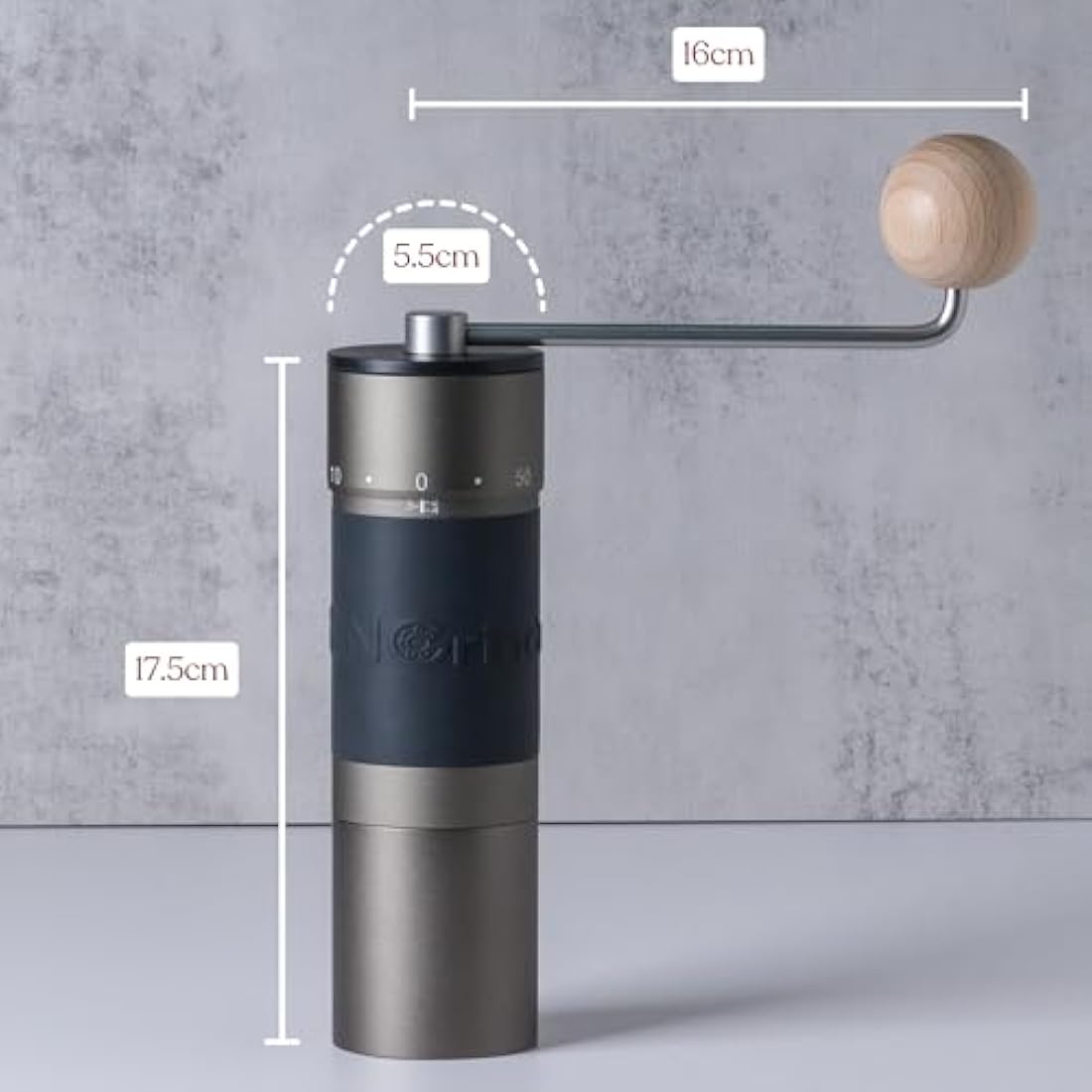 KINGrinder K6 Manual Coffee Grinder | Stainless Steel Conical Burr Mill