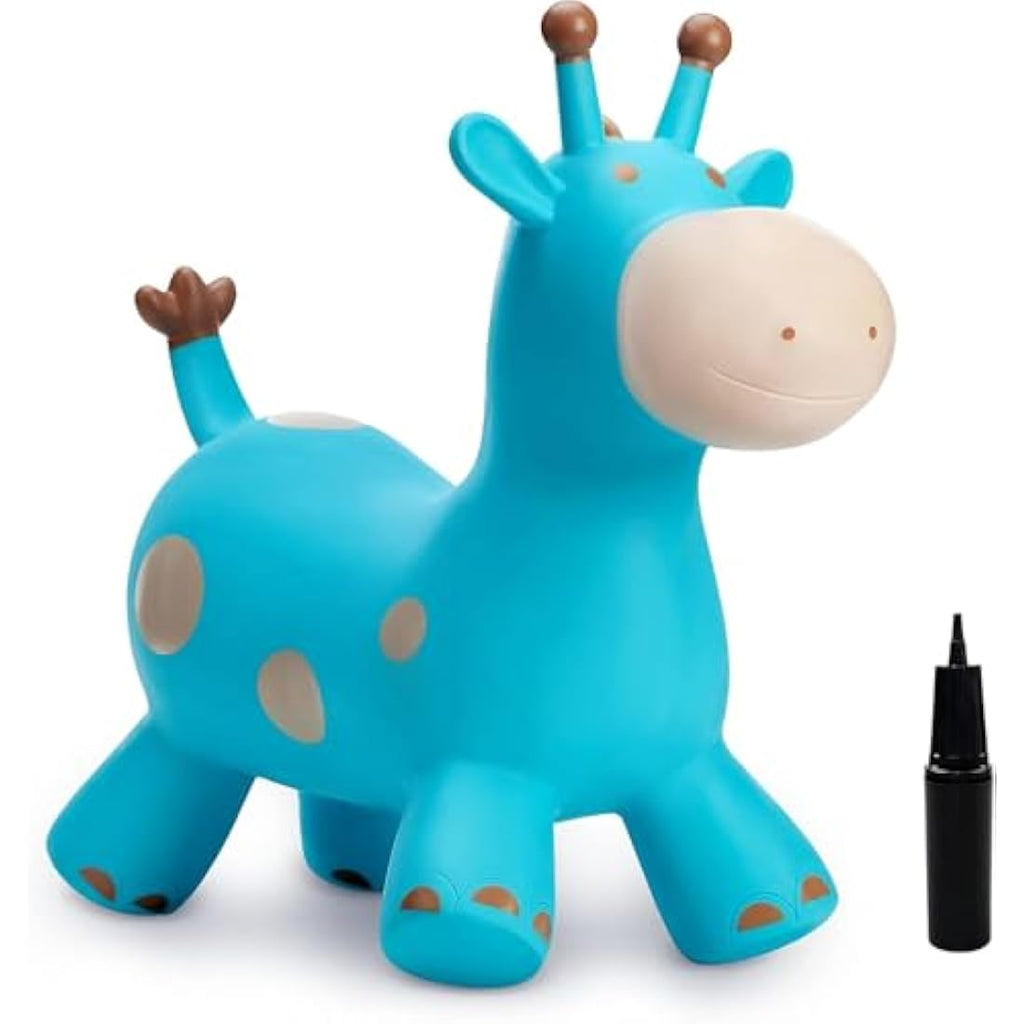 U&C Planet Inflatable Giraffe Hopper – Bouncy Ride-on Toy for Toddlers