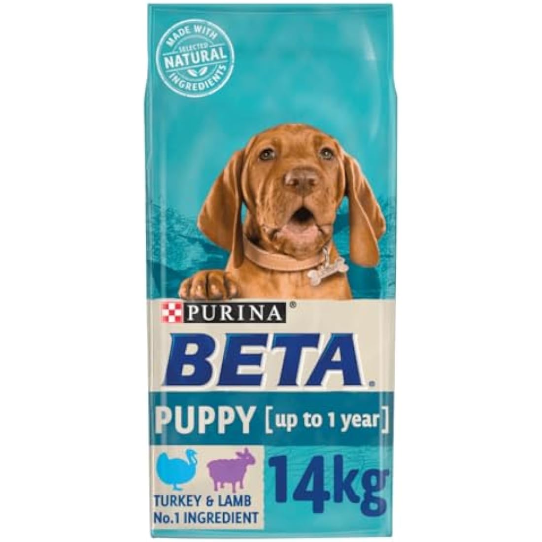 BETA Puppy Dry Dog Food - Turkey and Lamb with Natural Prebiotics 14kg