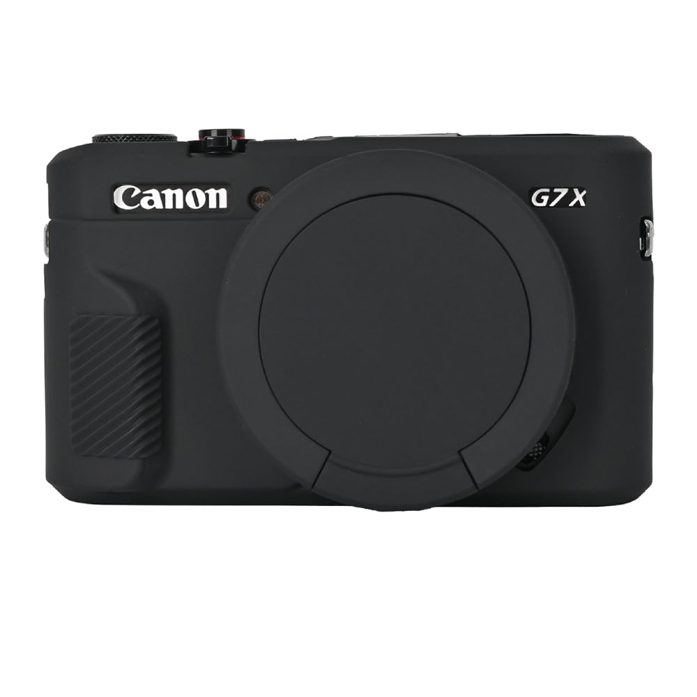 Canon G7 X Mark II Silicone Camera Case with Lens Cover