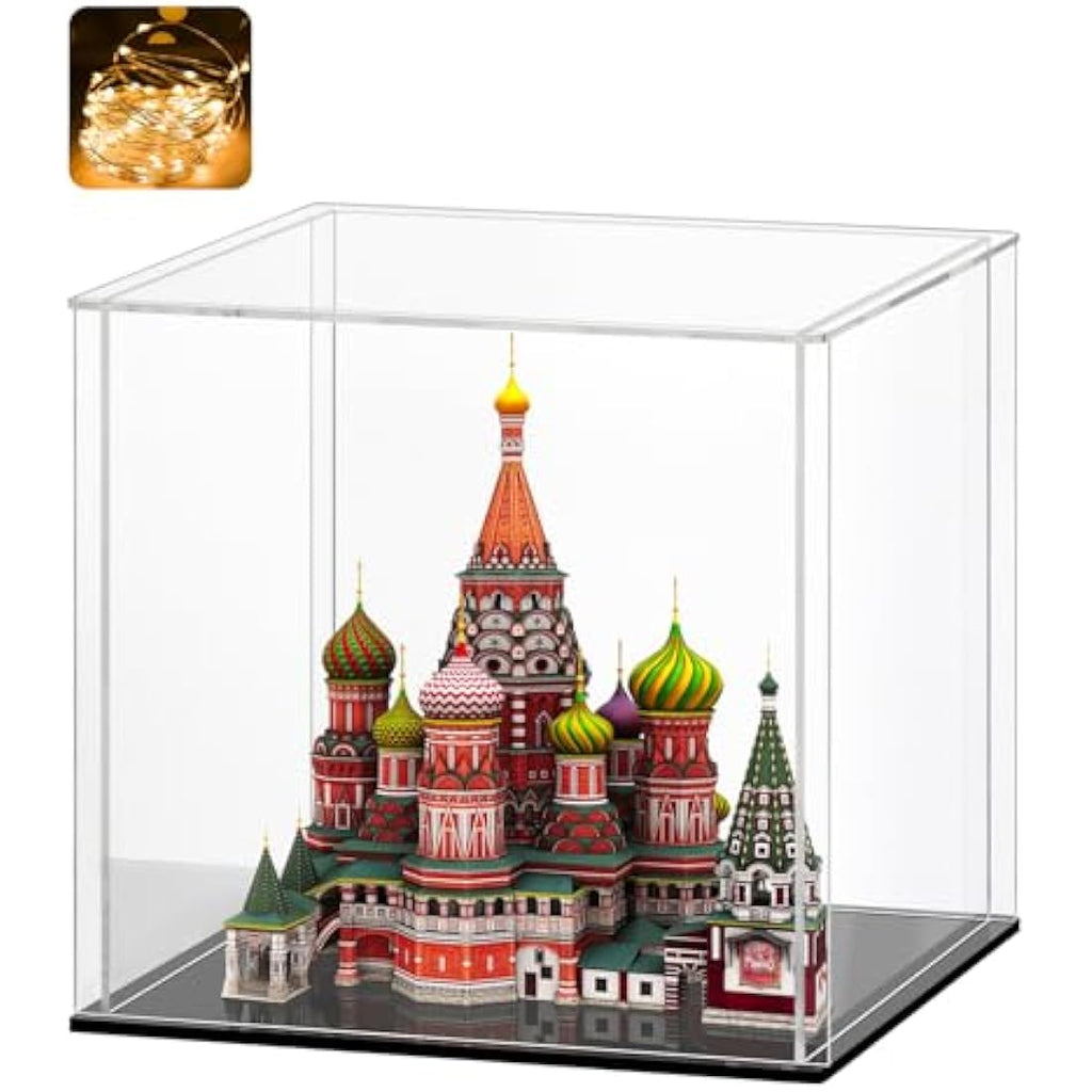 Clear Acrylic Display Case – Dustproof Collectible Showcase