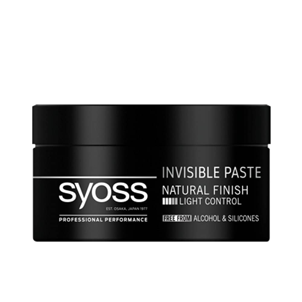 Syoss Invisible Hair Styling Paste – Matte Finish Grooming Cream 100 ml
