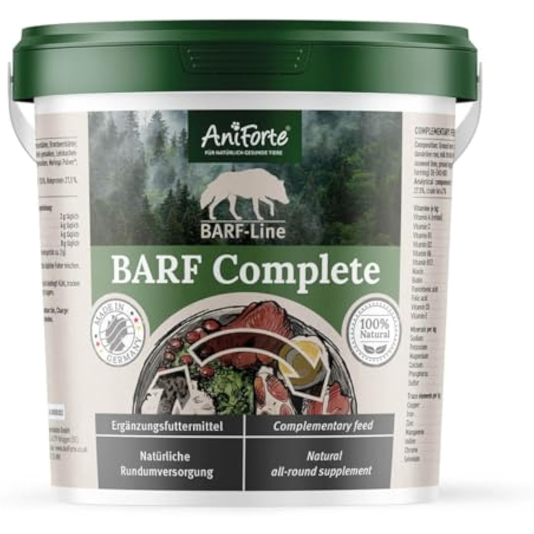 AniForte BARF Complete Dog Supplement – Natural Vitamins & Minerals, 1kg