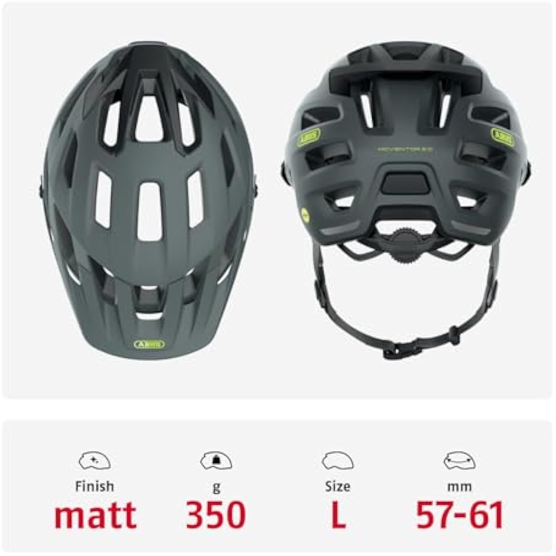 ABUS Moventor 2.0 MIPS MTB Helmet – Velvet Black All-Mountain Gear