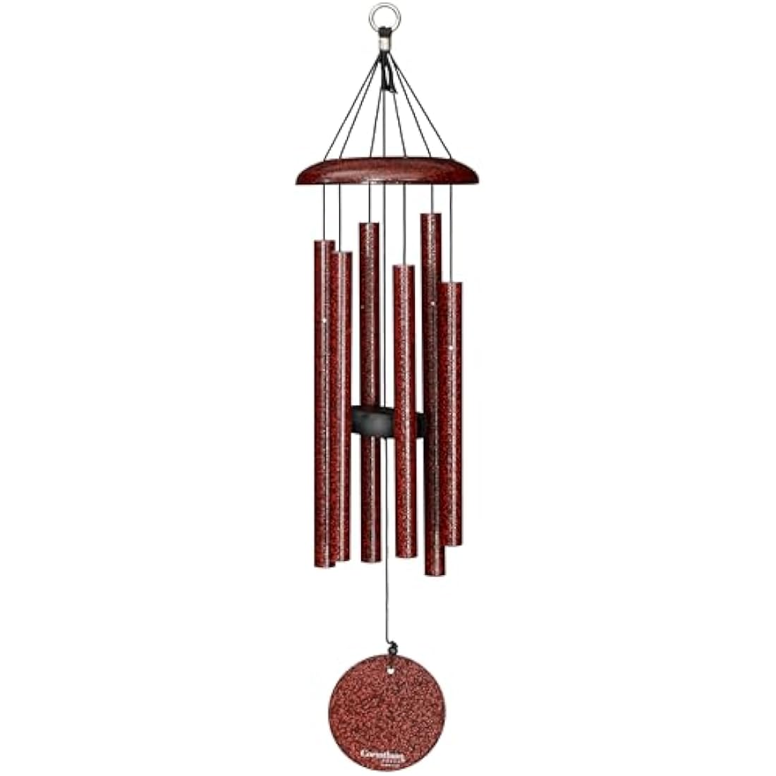 Corinthian Bells 27" Wind Chime - Ruby Splash Hand-Tuned Aluminum
