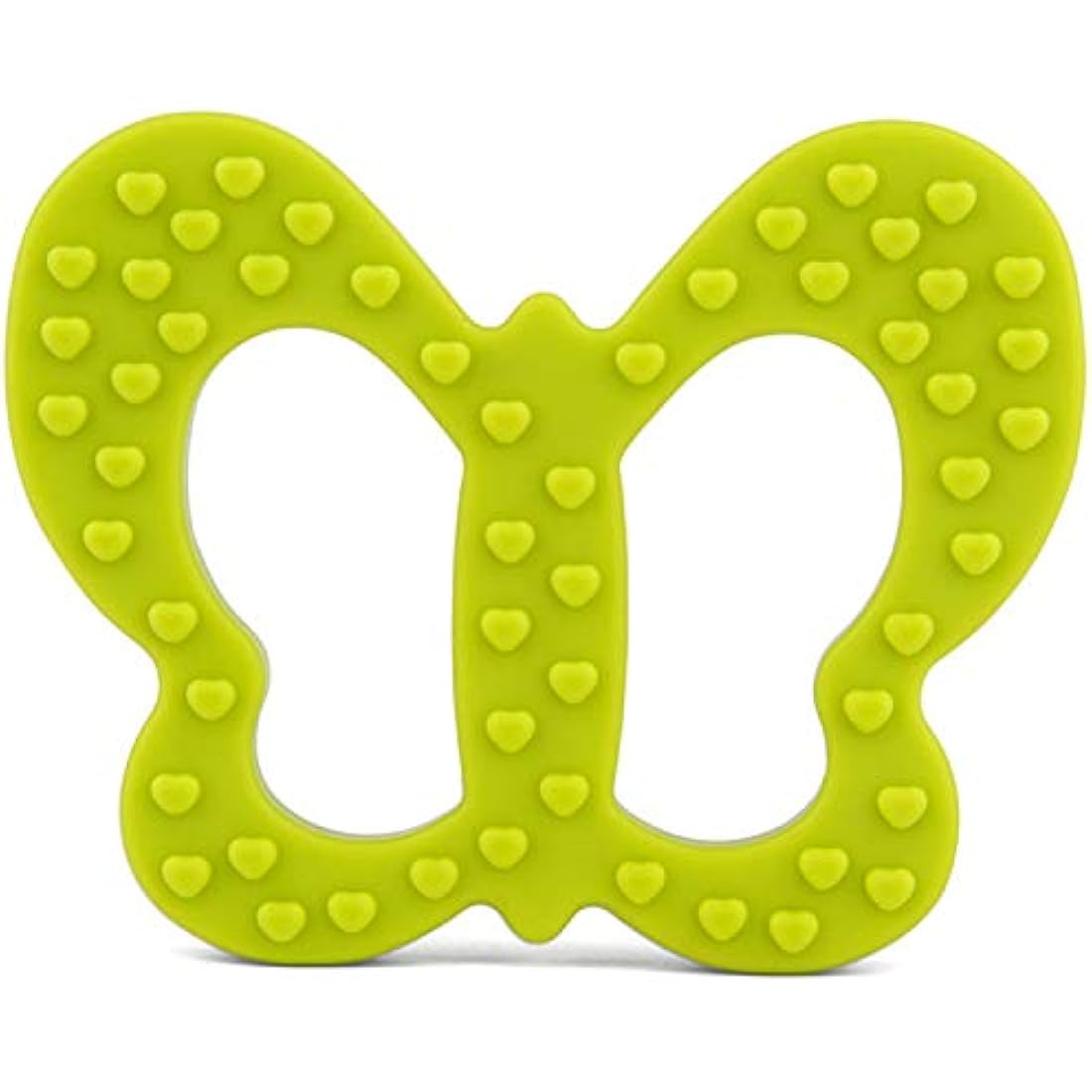 PREMYO Silicone Baby Teething Toy – BPA-Free Butterfly Teether, Green
