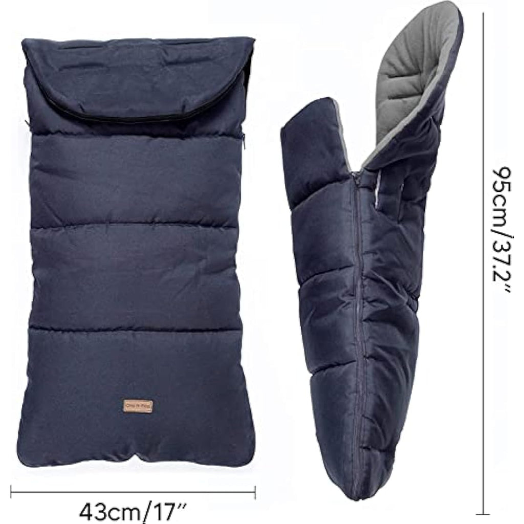 CrocnFrog Universal Stroller Footmuff – Fleece Lined Waterproof Cosy Toes