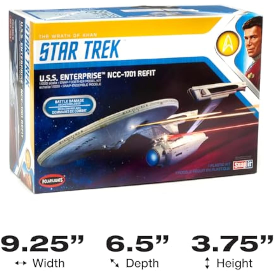 Polar Lights Star Trek U.S.S. Enterprise NCC-1701 1:1000 Model Kit