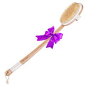 51cm Extra Long Wooden Handle Back Scrubber Shower Brush